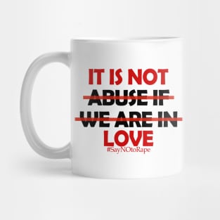 Say NO to Rape II Mug